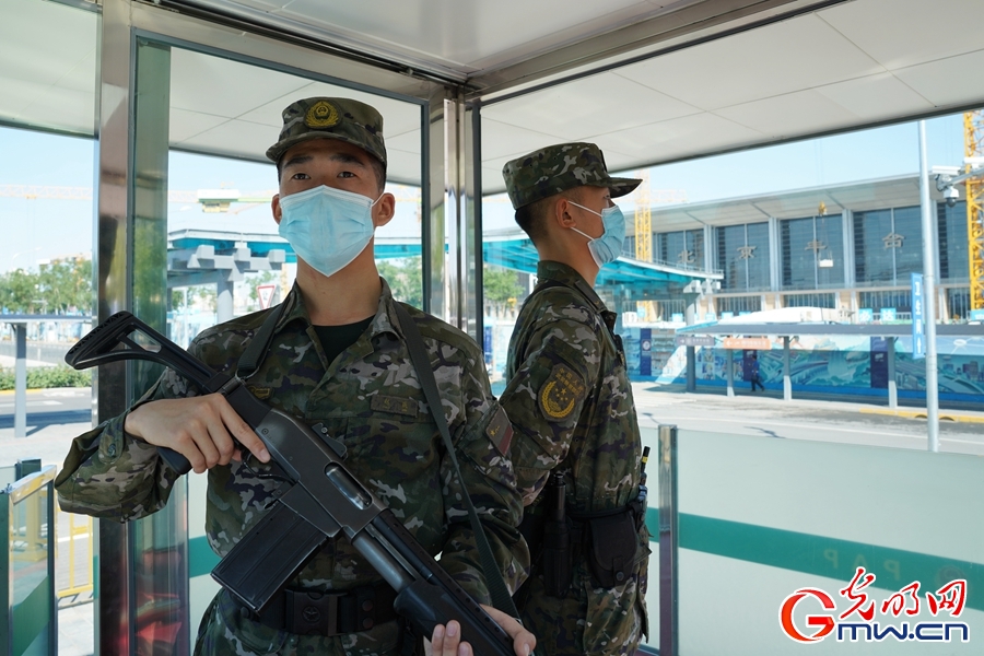 武警北京总队执勤第六支队官兵坚守战位护卫旅客平安出行