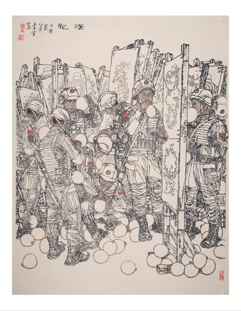 翰墨丹青军旅情——军旅女画家萧李雷的艺术人生 翰墨丹青军旅情——军旅女画家萧李雷的艺术人生