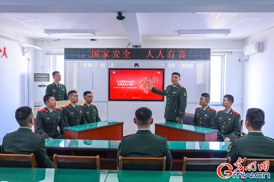 武警北京总队执勤第六支队开展国家安全日宣教活动