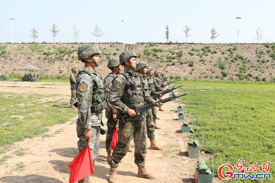 武警北京总队执勤第六支队组织新兵实弹射击训练考核