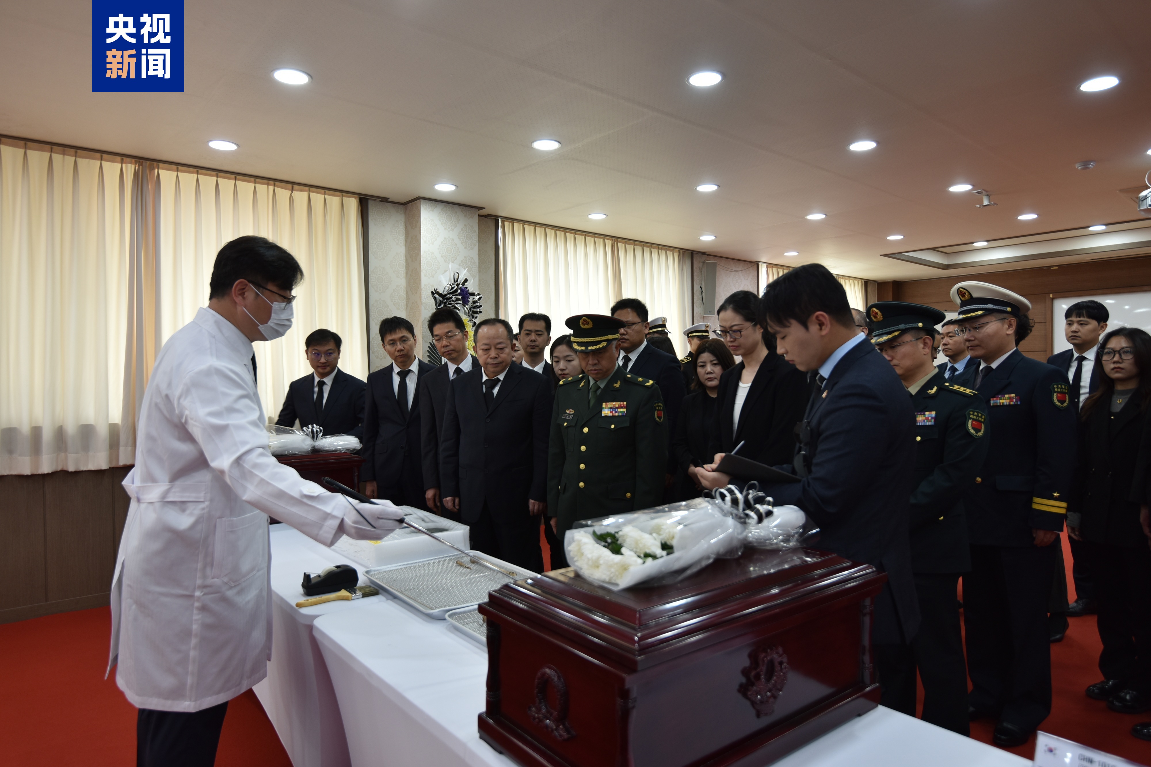 第十三批在韩中国人民志愿军烈士遗骸即将启程回国