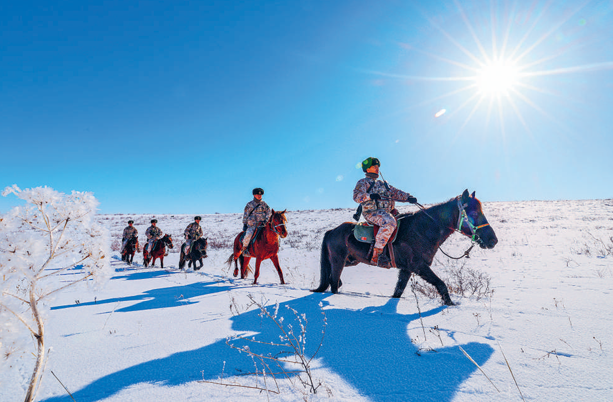 新春走军营 | 头顶边关冷月 守护万家灯火