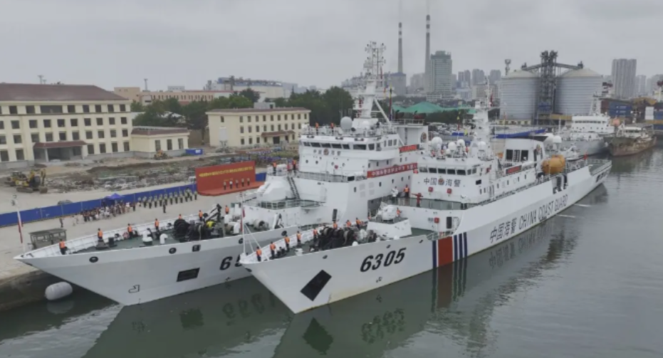 中国海警舰艇编队起航赴北太平洋开展公海渔业执法巡航 中国海警舰艇编队起航赴北太平洋开展公海渔业执法巡航